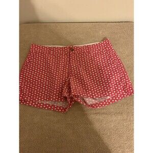 Womens Old Navy size 8 shorts pink w/ white shells